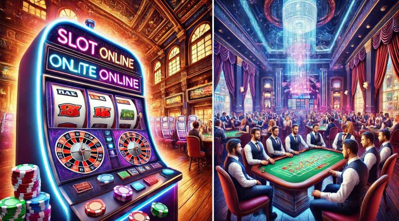 Slot Online vs Live Casino Mana yang Lebih Menguntungkan