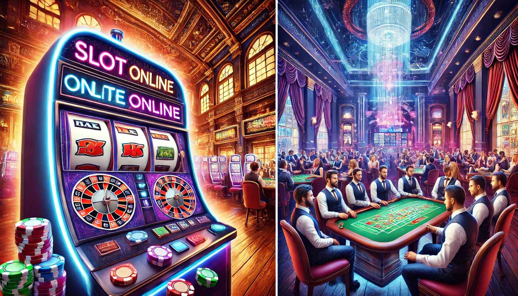 Slot Online vs Live Casino Mana yang Lebih Menguntungkan